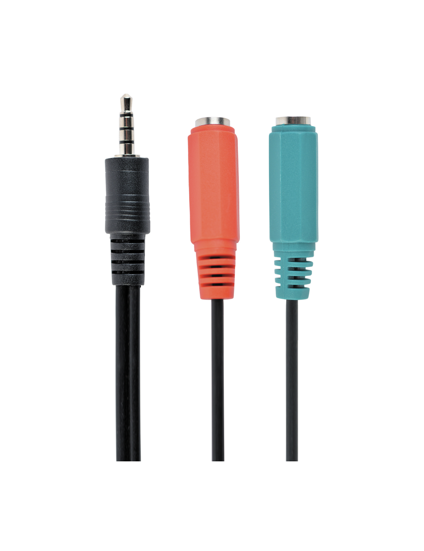 Gembird CCA-417 cable de audio 0,2 m 3,5mm 2 x 3.5mm Negro