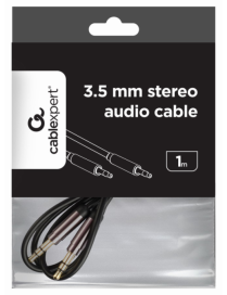 Gembird CCAP-444-1M cable de audio 3,5mm Negro