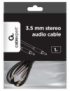 Gembird CCAP-444-1M cable de audio 3,5mm Negro