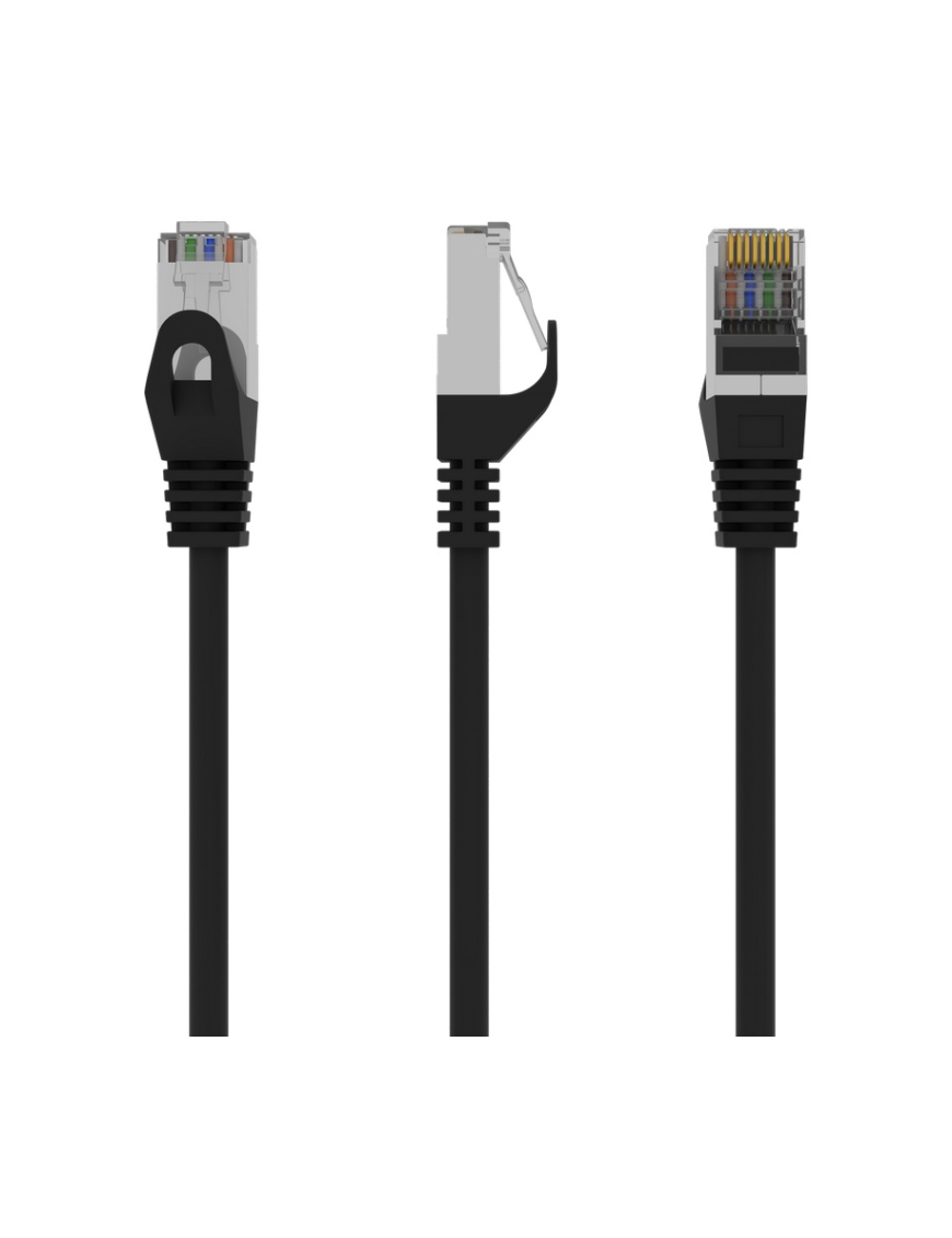 Gembird Patch Cord Cat.6 UTP 2m cable de red Negro Cat6 U/UTP (UTP)