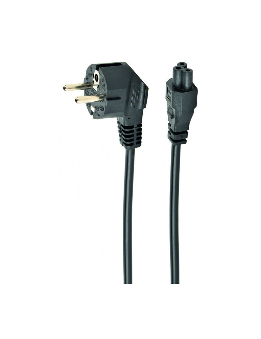 Gembird PC-186-ML12-0.5M cable de transmisión Negro 0,5 m CEE 7/7 C5 acoplador