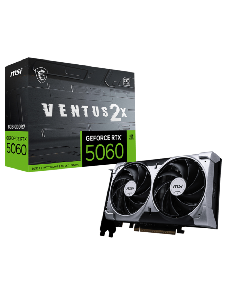 MSI GeForce RTX 5060 8G VENTUS 2X OC NVIDIA 8 GB GDDR7