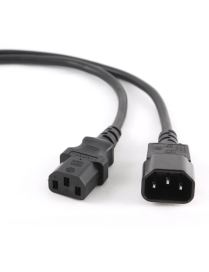 Gembird PC-189 cable de transmisión Negro C14 acoplador