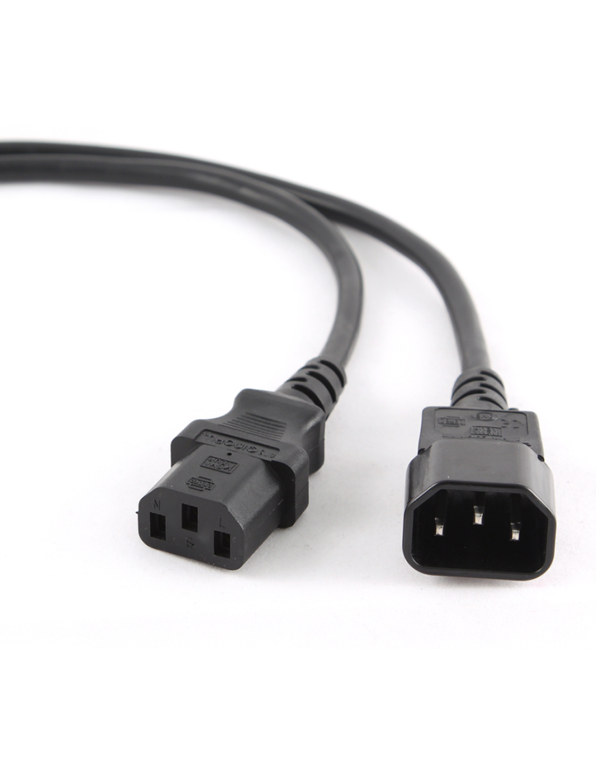 Gembird PC-189 cable de transmisión Negro C14 acoplador