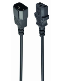 Gembird PC-189-075-1.8M cable de transmisión Negro 1,8 m C13 acoplador C14 acoplador