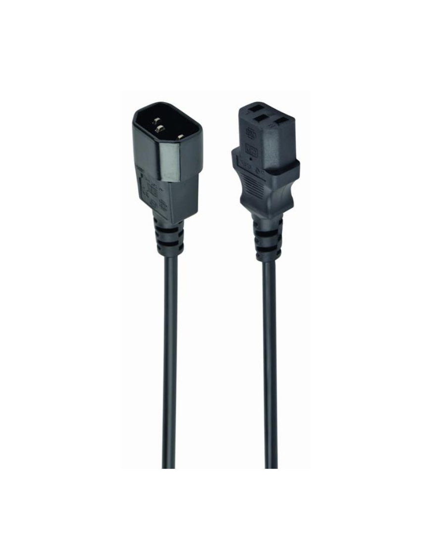Gembird PC-189-075-1.8M cable de transmisión Negro 1,8 m C13 acoplador C14 acoplador