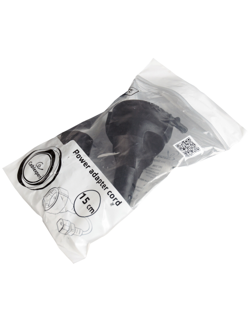 Gembird PC-SFC14M-01 cable de transmisión Negro 0,15 m C14 acoplador