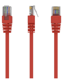 Gembird PP12-1M/R cable de red Rojo Cat5e U/UTP (UTP)
