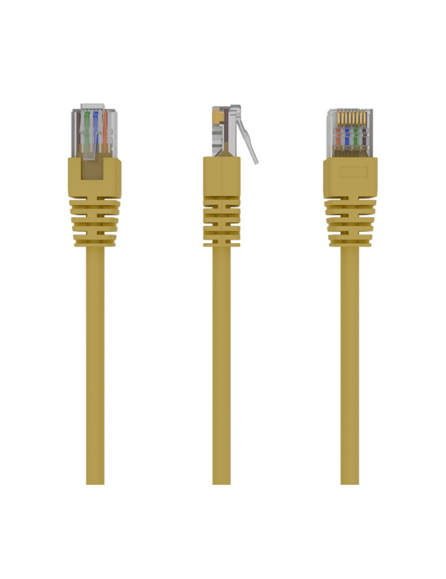 Gembird PP12-1M/Y cable de red Amarillo Cat5e U/UTP (UTP)