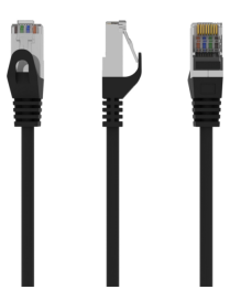 Gembird PP6-1M/BK cable de red Negro Cat6 F/UTP (FTP)