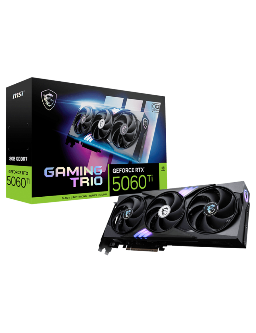 MSI GeForce RTX 5060 Ti 8G GAMING TRIO OC NVIDIA 8 GB GDDR7