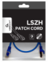 Gembird PP6A-LSZHCU-B-0.5M cable de red Azul 0,5 m Cat6a S/FTP (S-STP)