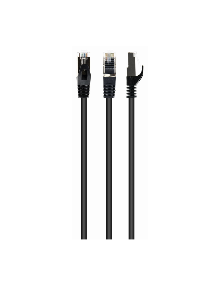 Gembird PP6A-LSZHCU-BK-0.5M cable de red Negro 0,5 m Cat6a