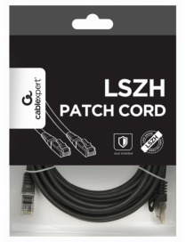 Gembird PP6A-LSZHCU-BK-5M cable de red Negro Cat6a S/FTP (S-STP)