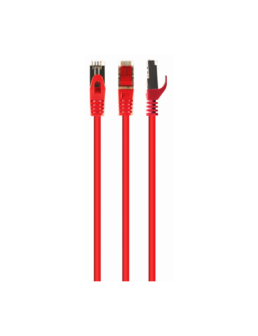 Gembird PP6A-LSZHCU-R-0.5M cable de red Rojo 0,5 m Cat6a S/FTP (S-STP)