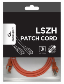 Gembird PP6A-LSZHCU-R-2M cable de red Rojo Cat6a S/FTP (S-STP)