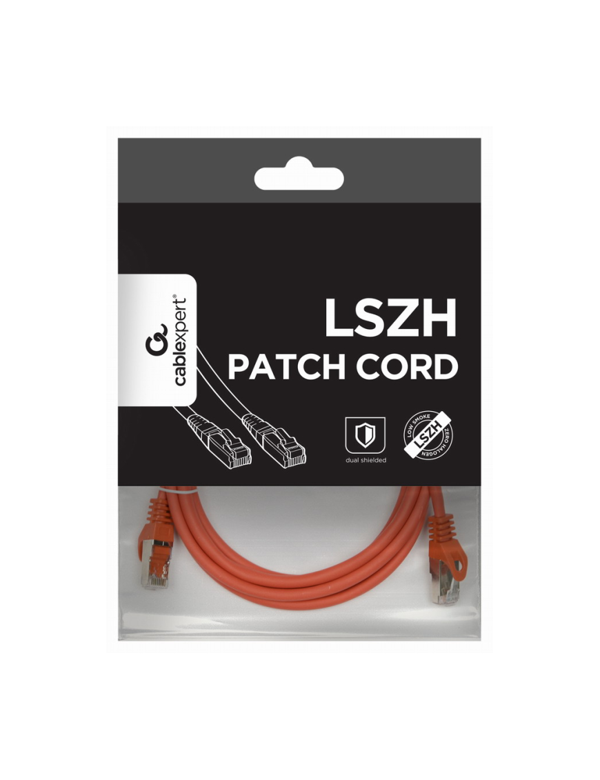 Gembird PP6A-LSZHCU-R-2M cable de red Rojo Cat6a S/FTP (S-STP)