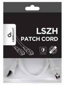Gembird PP6A-LSZHCU-W-0.5M cable de red Blanco 0,5 m Cat6a S/FTP (S-STP)