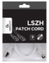 Gembird PP6A-LSZHCU-W-0.5M cable de red Blanco 0,5 m Cat6a S/FTP (S-STP)