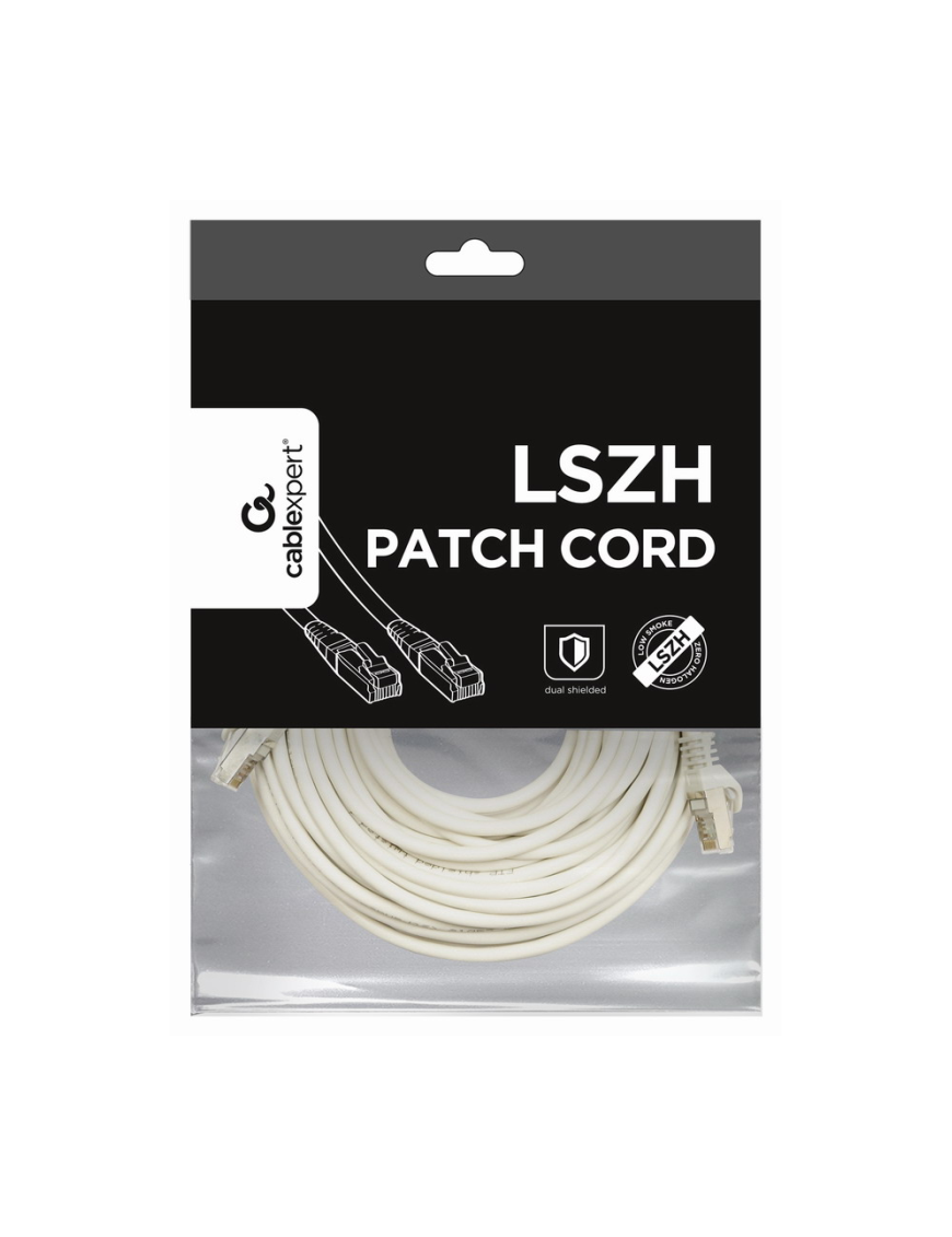 Gembird PP6A-LSZHCU-W-10M cable de red Blanco Cat6a S/FTP (S-STP)