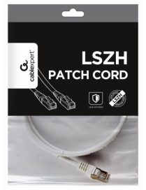 Gembird PP6A-LSZHCU-W-1M cable de red Blanco Cat6a S/FTP (S-STP)