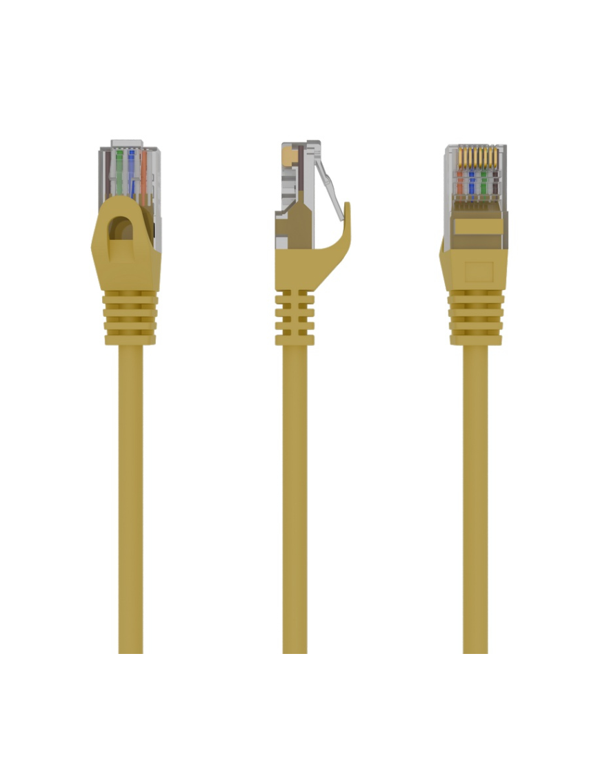 Gembird PP6U-0.5M cable de red Amarillo 0,5 m Cat6 U/UTP (UTP)
