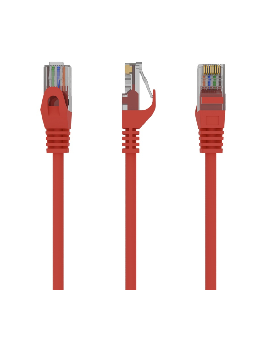 Gembird PP6U-3M/R cable de red Rojo Cat6 U/UTP (UTP)