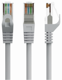Gembird PP6U-CU-1M cable de red Gris Cat6 U/UTP (UTP) Alrededor