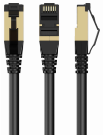 Gembird PP8-LSZHCU-BK-3M cable de red Negro Cat8 S/FTP (S-STP)