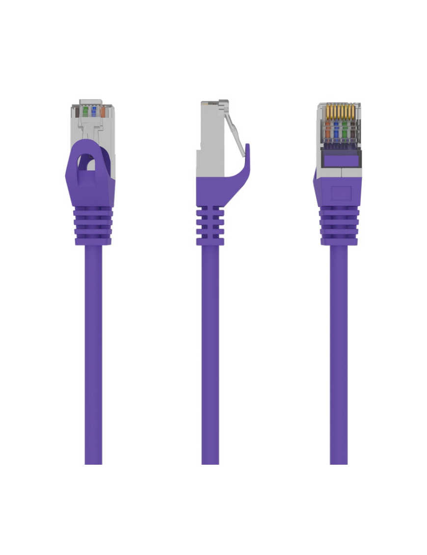 Gembird RJ45/RJ45 Cat6 0.5m cable de red Púrpura 0,5 m F/UTP (FTP)