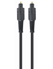 Gembird Toslink, 2m cable de audio Negro