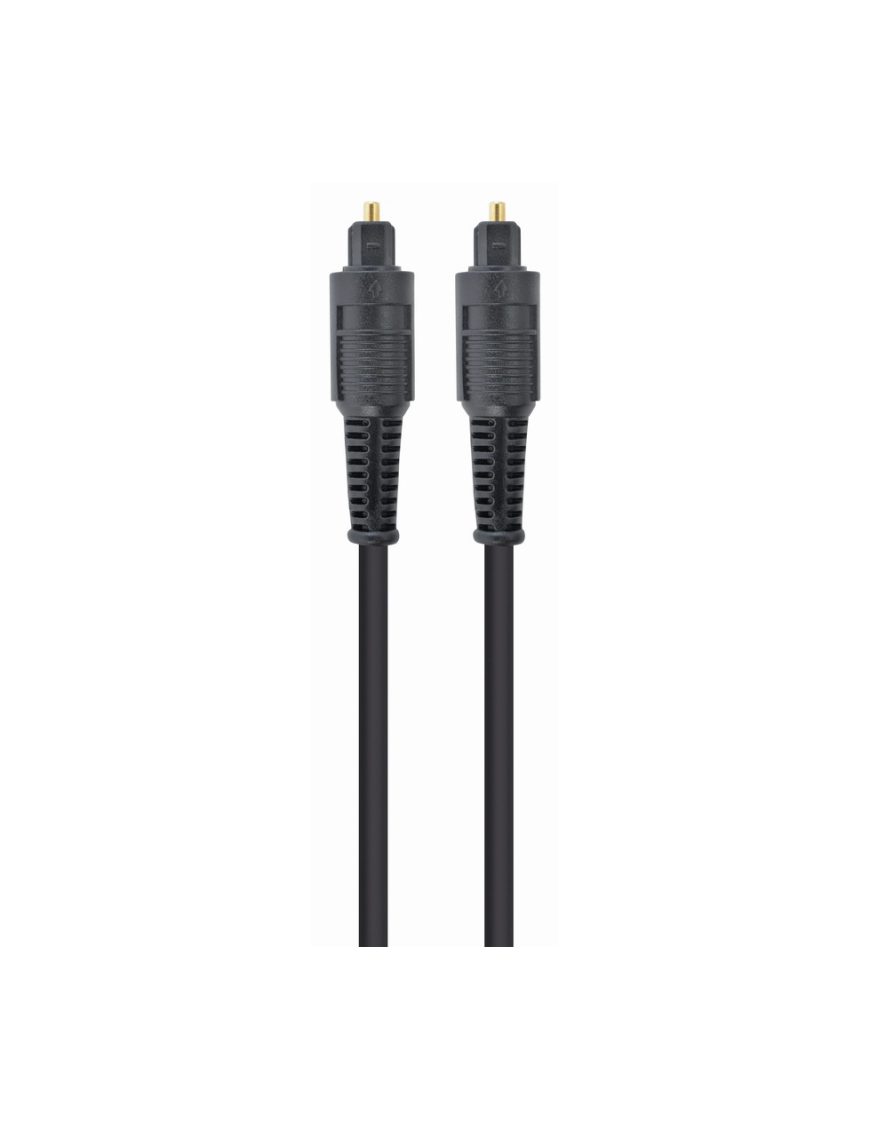 Gembird Toslink, 2m cable de audio Negro