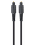 Gembird Toslink, 2m cable de audio Negro