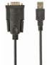 Gembird UAS-DB9M-02 cable de serie Negro 1,5 m USB tipo A DB-9