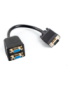 Lanberg AD-0020-BK cable VGA 0,2 m VGA (D-Sub) 2 x VGA (D-Sub) Negro