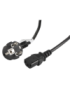 Lanberg CA-C13C-11CC-0050-BK cable de transmisión Negro 5 m C13 acoplador CEE7/7