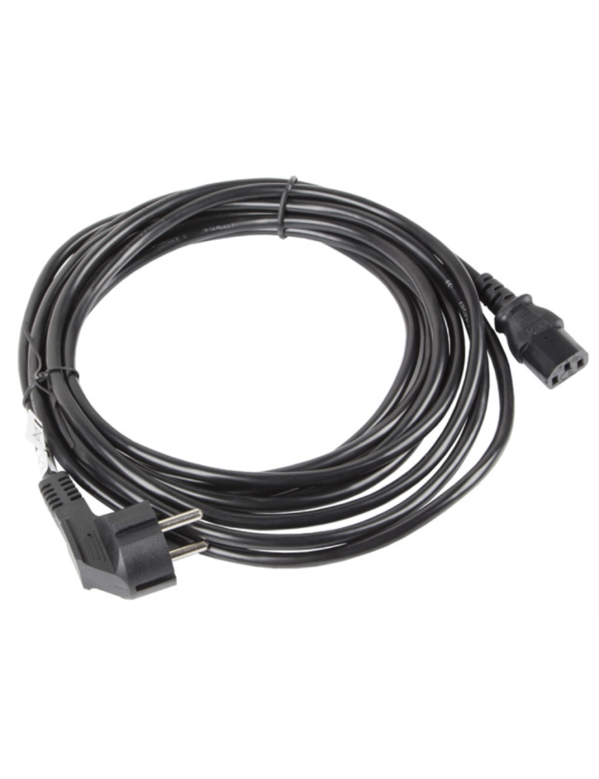 Lanberg CA-C13C-11CC-0100-BK cable de transmisión Negro 10 m C13 acoplador CEE7/7