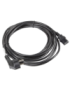 Lanberg CA-C13C-11CC-0100-BK cable de transmisión Negro 10 m C13 acoplador CEE7/7