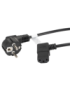Lanberg CA-C13C-12CC-0018-BK cable de transmisión Negro 2 m C13 acoplador CEE7/7