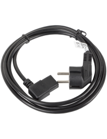 Lanberg CA-C13C-12CC-0030-BK cable de transmisión Negro 3 m CEE7/7 IEC 320