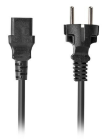 Lanberg CA-C13C-15CC-0018-BK cable de transmisión Negro 1,8 m C13 acoplador CEE7/7