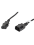 Lanberg CA-C13E-11CC-0050-BK cable de transmisión Negro 5 m C13 acoplador C14 acoplador