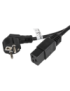 Lanberg CA-C19C-10CC-0018-BK cable de transmisión Negro 1,8 m CEE7/7 C19 acoplador