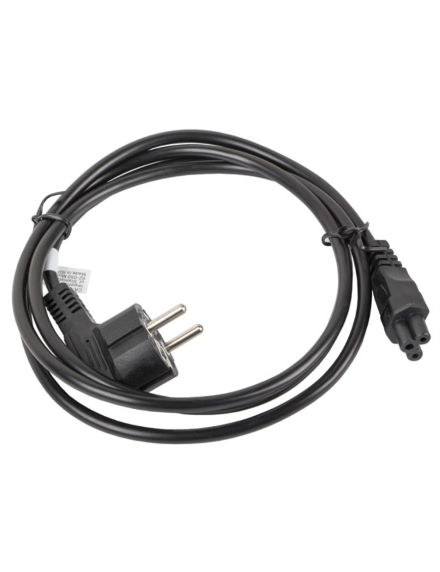 Lanberg CA-C5CA-11CC-0018-BK cable de transmisión Negro 1,8 m CEE7/7 C5 acoplador