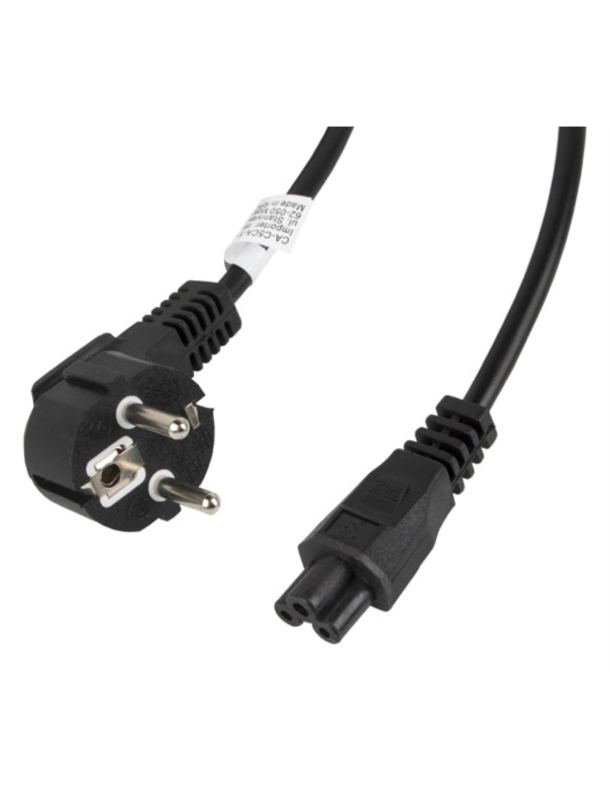 Lanberg CA-C5CA-11CC-003-BK cable de transmisión Negro 3 m C5 acoplador CEE7/7