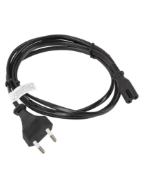 Lanberg CA-C7CA-10CC-0018-BK cable de transmisión Negro 1,8 m C7 acoplador CEE7/16