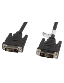 Lanberg CA-DVID-10CC-0018-BK cable DVI 1,8 m DVI-D Negro