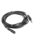 Lanberg CA-MJFJ-10CC-0030-BK cable de audio 3 m 3,5mm Negro