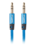 Lanberg CA-MJMJ-10CU-0010-BL cable de audio 1 m 3,5mm Azul