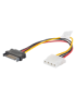 Lanberg CA-SAHD-10CU-0015 cable de SATA 0,15 m Molex (4-pin) SATA de 15 pines Negro, Rojo, Amarillo